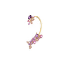 18k Gold Ear Cuff with Gems