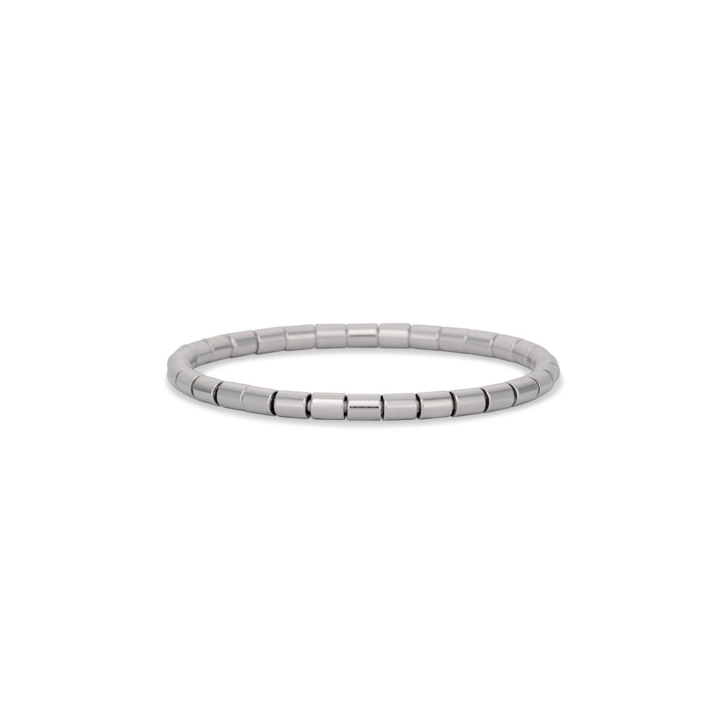 18k White Gold Stretch Bracelet