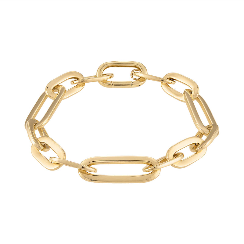 18k Gold Chain Bracelet