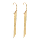 18k Gold Chandelier Ear Cuff