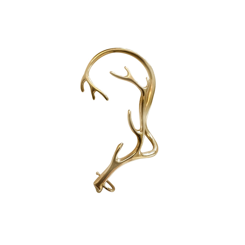 18k Gold Wire Ear Cuff