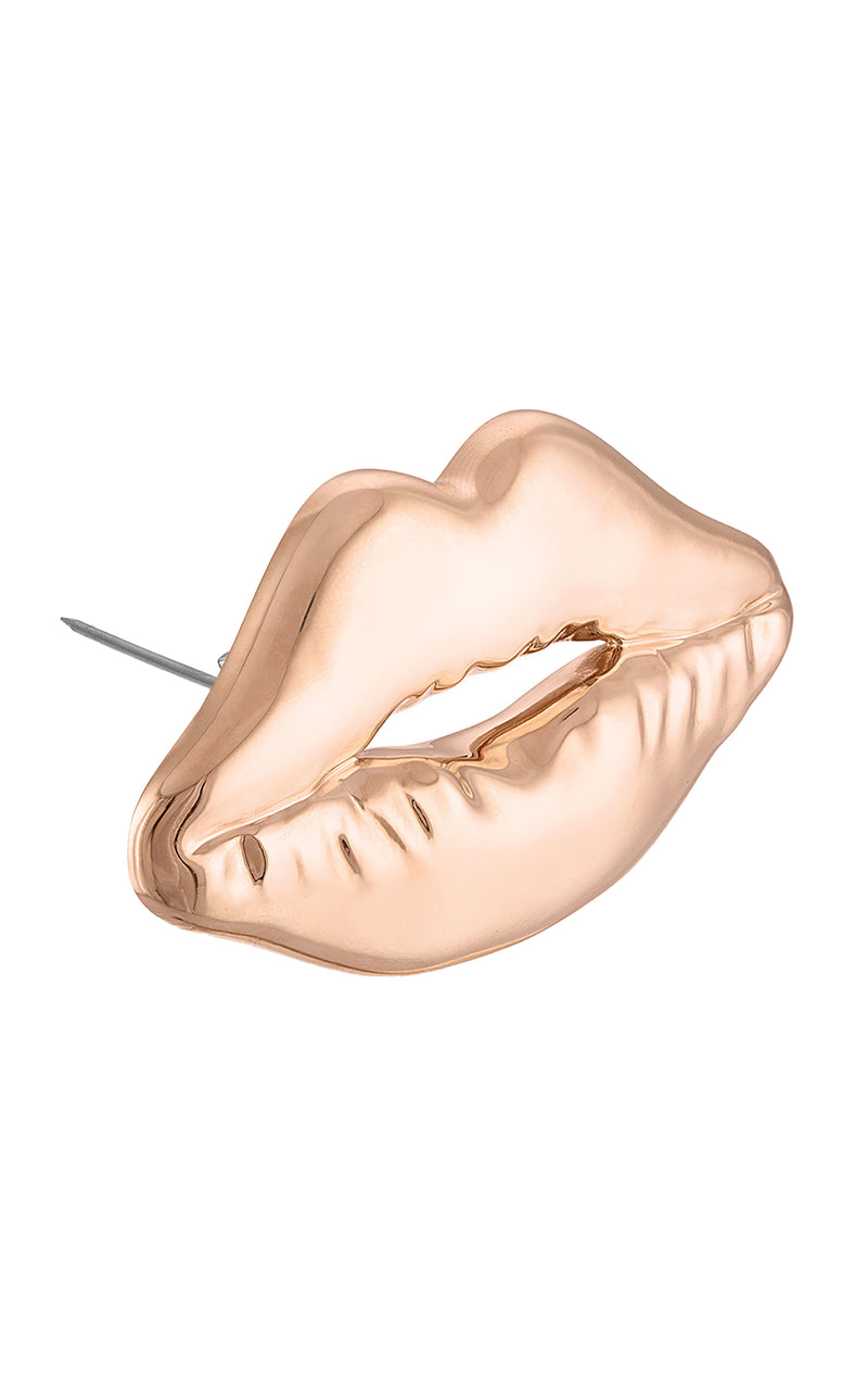 18k Gold Large Lip Pin