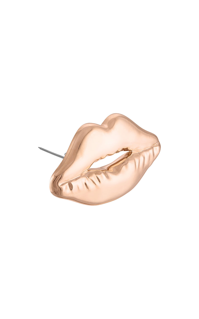 18k Gold Small Lip Pin