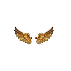 18k Gold Angel Wing Earrings