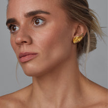 18k Gold Angel Wing Earrings