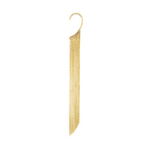 18k Gold Chandelier Ear Cuff (8")